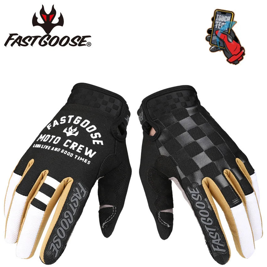 Motocross MX Sport Gloves Retro Rider Motorcycle Mountain Bike BMX MTB Cycling